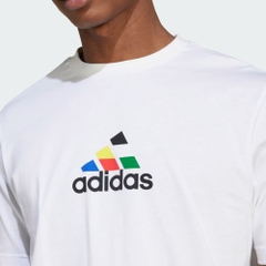 Áo Phông Adidas Nam Chính Hãng - House of Tiro Nations Graphic Tee - Màu Trắng | JapanSport IW2668