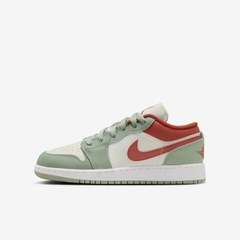 Giày Nike Chính Hãng - Air Jordan 1 Low (GS) - Màu Xanh | JapanSport 553560-133