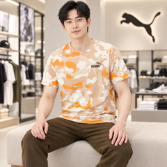 Áo Phông Puma Chính hãng - ESS+ CAMO AOP - Màu Cam | JapanSport 681157-83