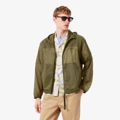 Áo Khoác Lacoste Chính hãng - Men's Water-Repellent Nylon Jacket - Màu Xanh | JapanSport BH8907-51-E9F