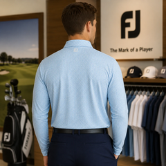 Áo Dài Tay FOOTJOY Chính Hãng - Leaf Print - Màu Xanh | JapanSport 32078 FJ-F24-S12