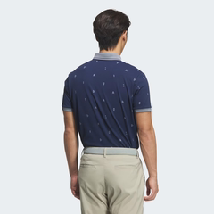Áo Polo Adidas Nam Chính Hãng - MONOGRUM SHORT-SLEEVE POLO SHIRT - Màu Navy | JapanSport JZ4364