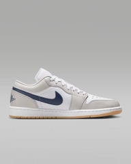 Giày Nike Chính Hãng - Air Jordan 1 Low - Màu Trắng Xám | JapanSport 553558-146