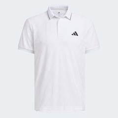 Áo Polo Adidas Nam Chính Hãng - JACQUARD SHORT-SLEEVE POLO SHIRT - Màu Trắng | JapanSport JY8231