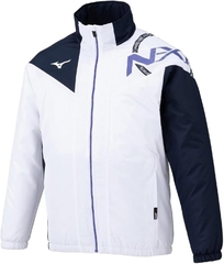 Áo Khoác Mizuno Chính Hãng - N-XT Padded Breath Thermo Jacket - Màu Trắng | JapanSport 32JEC750-01