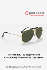 Kính Ray-Ban Chính hãng - Shooter - RB3138 001 (62IT) 58mm - Nam | JapanSport