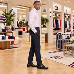 Áo sơ mi Tommy Hilfiger Chính hãng - Essentials Men's Regular Fit Formal Shirt - Màu Hồng | JapanSport 24N2236690