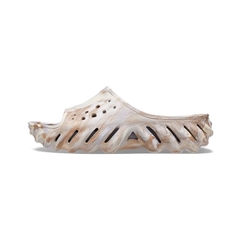 Dép Crocs Chính Hãng - Echo Marbled Slide Bone - Màu be | JapanSport 208467-2Y3