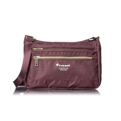 Túi le coq sportif Chính Hãng - Women's Mulsan Deodorizing Antibacterial Nylon Shoulder Bag - Màu Đỏ Đô | JapanSport 36397
