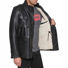 Áo Khoác da Levi's Chính Hãng - Men's 4-Pocket Field Jacket - Màu Đen | JapanSport LM1RU920-blk