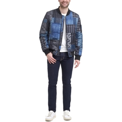 Áo Khoác Levi's Chính Hãng - Quilted Puffer Bomber Jacket - Màu Xanh | JapanSport LM1RP995-prt