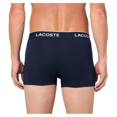 Set 5 quần Boxer Lacoste Chính hãng - Cotton Stretch Essentials Trunks - 3 màu | JapanSport 6H7982-51-6IH