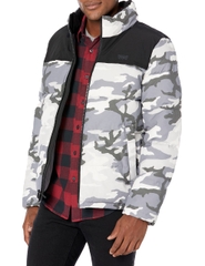 Áo Khoác Levi's Nam Chính Hãng - Arctic Cloth Retro Bubble Puffer Jacket - Màu Trắng Xám | JapanSport LM2RP715-4w1