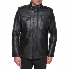 Áo Khoác da Levi's Chính Hãng - Men's 4-Pocket Field Jacket - Màu Đen | JapanSport LM1RU920-blk