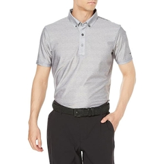Áo Polo Golf Mizuno Chính Hãng - Ice Touch Button Down Cool to Touch- Màu Xám | JapanSport E2JAA097-06