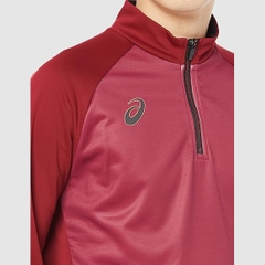 Áo Khoác Asics Chính Hãng - Dry Half Zip Training Jacket - Màu Đỏ | JapanSport 2101A176-600