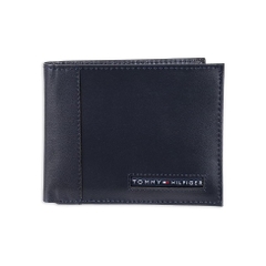 Ví Tommy Hilfiger Chính Hãng - Men's Leather Wallet - Màu Navy | JapanSport 31TL22X063-400
