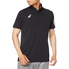 Áo Polo Asics Chính Hãng - LIMO GEL-COOL Button Down Polo - Màu Đen | JapanSport 2031C888-001