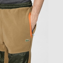 Quần Dài Lacoste Chính hãng - Colorblock Polar Fleece Sweatpants - Màu Nâu | JapanSport XH0227-51-89F