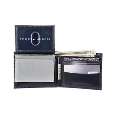 Ví Tommy Hilfiger Chính Hãng - Men's Leather Wallet - Màu Navy | JapanSport 31TL22X063-400