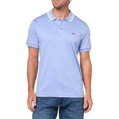 Áo Polo Lacoste Nam Chính hãng - Regular Fit Contrast Collar Polo - Màu Vàng | JapanSport DH5922-51-5QD