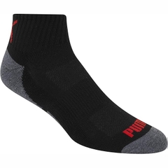 Set Tất Puma Chính hãng - 6 Pack Quarter Crew fashion liner socks - Màu Xám/Đen | JapanSport 131621-0425