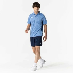 Áo Polo Mizuno Chính Hãng - Table Tennis Shirt - Màu Xanh | JapanSport 82JAB105-26