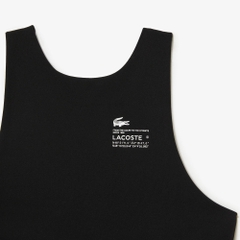 Áo Bra Lacoste nữ Chính hãng - Quick-Drying Sport Top in Recycled Elastic Polyamide - Màu Đen | JapanSport IF5961-51-031