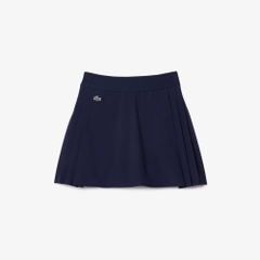 Chân Váy Lacoste Nữ Chính Hãng - Lined Ultra Dry Stretch Golf Skirt - Màu Navy | JapanSport JF9433-51-423