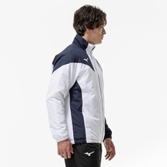 Áo Khoác Mizuno Chính Hãng - N-XT Padded Breath Thermo Jacket - Màu Trắng | JapanSport 32JEC750-01