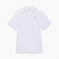 Áo Polo Puma Chính Hãng - Golf Wear PF Tech Line - Màu Trắng | JapanSport  633314-03