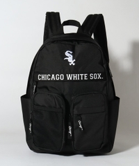 Balo MLB Chính Hãng - Two Pocket Backpack - Màu Đen | JapanSport WS-MBBK179