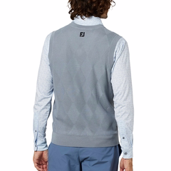 Áo Vest FOOTJOY Chính Hãng - Men's Argyle V-Neck Golf Sweater Vest - Màu Xám | JapanSport 38558 FJ-F25-M07