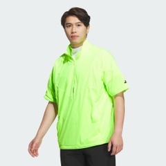 Áo Khoác Adidas Nam Chính Hãng -   Code Chaos short-sleeved windbreaker with half-zip closure - Màu Xanh  | JapanSport JJ0234