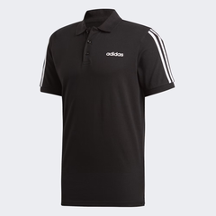 Polo Adidas Nam Chính Hãng - adidas 3-Stripes Polo Shirt - Màu Đen | JapanSport EJ0927