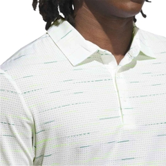 Áo Polo Adidas Chính Hãng -  Men's Ultimate365 Mesh Glimmer Print - Màu Trắng | JapanSport JL5275