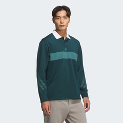 Áo Polo Dài Tay Adidas Nam Chính Hãng - Polo Shirt Long Sleeve - Màu Xanh | JapanSport JM9580
