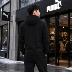 Áo Khoác Puma Chính Hãng - EVOSTRIPE Hooded Jacket - Màu Đen  | JapanSport 687586-01