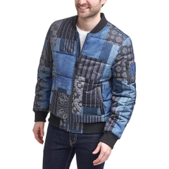 Áo Khoác Levi's Chính Hãng - Quilted Puffer Bomber Jacket - Màu Xanh | JapanSport LM1RP995-prt
