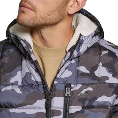 Áo Khoác Levi's Chính Hãng - Quilted Puffer with Sherpa Lined Hood - Màu Camo | JapanSport LM2RP076-gca