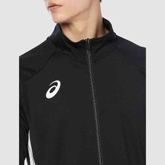 Áo Khoác Asics Chính Hãng - Soccer Wear Team Practice Full-Zip Jacket - Màu Đen | JapanSport 2101A185-001