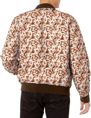 Áo Khoác Levi's Chính Hãng - Levi's Men's Parachute Cotton Diamond Quilted - Màu Trắng/Nâu/Cam| JapanSport LM1RC433-PRT
