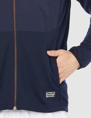 Áo Khoác Asics Chính Hãng - Hybrid Full-Zip Top Outerwear - Màu Navy | JapanSport 2101A190-405