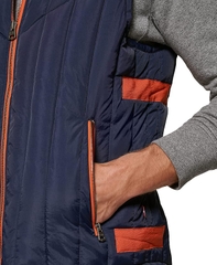 Áo Khoác Levi's Chính Hãng - Quilted Utility Vest With Contrast Detailing - Màu Navy | JapanSport LM2RN393-nvy