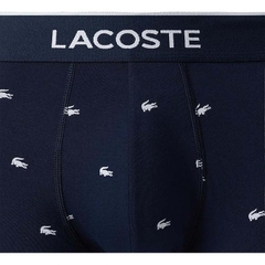 Quần Boxer Lacoste Chính hãng - 3-Pack Cotton Boxer Briefs - Màu Navy/Navy/Đỏ | JapanSport 6H1294-51-64I