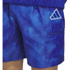 Quần Short Adidas Chính Hãng -  All Over Printed Woven Shorts - Màu Xanh | JapanSport JN9334