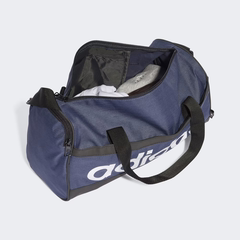 Túi Trống Adidas Chính Hãng - Linear Essentials Ultra-Small Duffel Bag - Màu Xanh | JapanSport HR5346