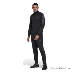 Bộ Thể Thao Adidas Nam Chính Hãng - AEROREADY SERENO CUT 3-STRIPES TRACK SUIT - Đen | JapanSport H28916