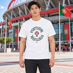 Áo Phông Puma Chính hãng - Portugal ftblNRGY Tee Men - Màu Trắng | JapanSport 780772-25