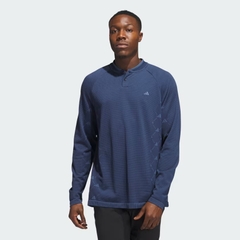 Áo Polo Adidas Nam Chính Hãng - Ultimate365 Tour PRIMEKNIT Long Sleeve - Màu Xanh | JapanSport HY1792